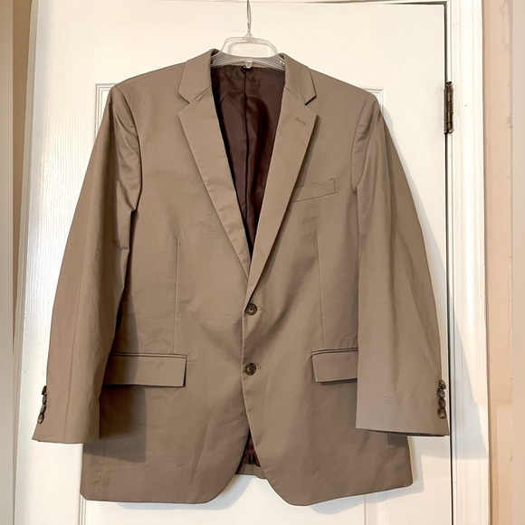 J. Crew NWT  Thompson Brown Button Up Cotton Blend Blazer Jacket Coat 44 R Work - Picture 1 of 9